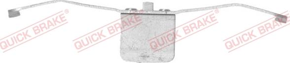 QUICK BRAKE 109-1639-1 - Комплектующие для колодок дискового тормоза autospares.lv