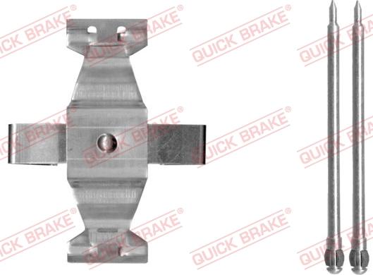 QUICK BRAKE 109-1636-1 - Комплектующие для колодок дискового тормоза autospares.lv