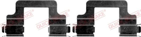 QUICK BRAKE 109-1679-1 - Комплектующие для колодок дискового тормоза autospares.lv