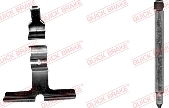 QUICK BRAKE 109-1676-1 - Комплектующие для колодок дискового тормоза autospares.lv