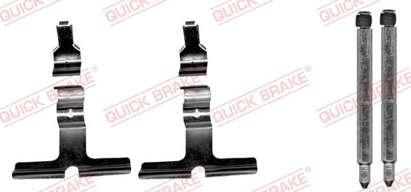 QUICK BRAKE 1091676 - Комплектующие для колодок дискового тормоза autospares.lv