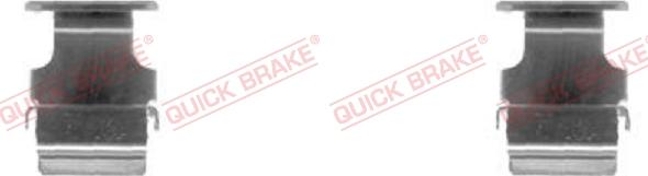 QUICK BRAKE 109-1673-1 - Комплектующие для колодок дискового тормоза autospares.lv