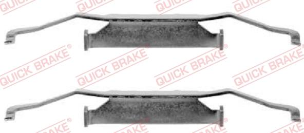 QUICK BRAKE 1091054 - Комплектующие для колодок дискового тормоза autospares.lv