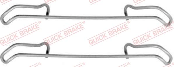 QUICK BRAKE 1091056 - Комплектующие для колодок дискового тормоза autospares.lv