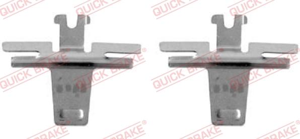 QUICK BRAKE 109-1018-1 - Комплектующие для колодок дискового тормоза autospares.lv