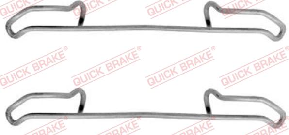 QUICK BRAKE 1091085 - Комплектующие для колодок дискового тормоза autospares.lv