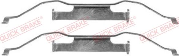 QUICK BRAKE 1091148 - Комплектующие для колодок дискового тормоза autospares.lv