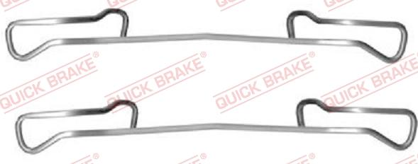 QUICK BRAKE 1091150 - Комплектующие для колодок дискового тормоза autospares.lv