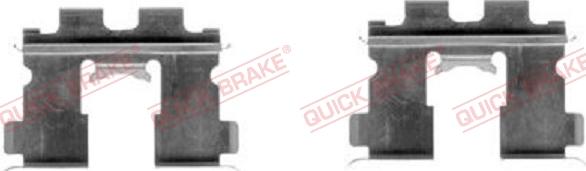 QUICK BRAKE 109-1163-1 - Комплектующие для колодок дискового тормоза autospares.lv