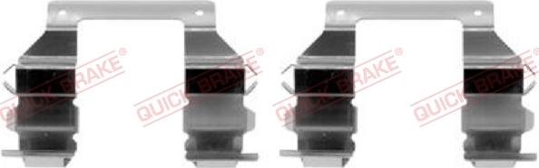 QUICK BRAKE 109-1103-1 - Комплектующие для колодок дискового тормоза autospares.lv