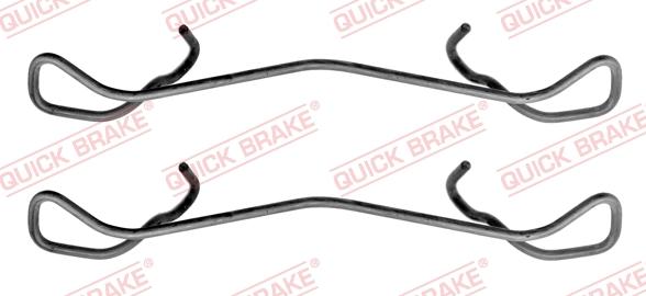 QUICK BRAKE 1091189 - Комплектующие для колодок дискового тормоза autospares.lv