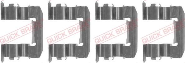 QUICK BRAKE 1091184 - Комплектующие для колодок дискового тормоза autospares.lv