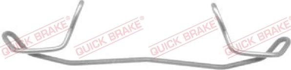 QUICK BRAKE 109-1123-1 - Комплектующие для колодок дискового тормоза autospares.lv