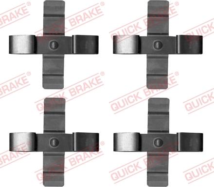 QUICK BRAKE 1091899 - Комплектующие для колодок дискового тормоза autospares.lv