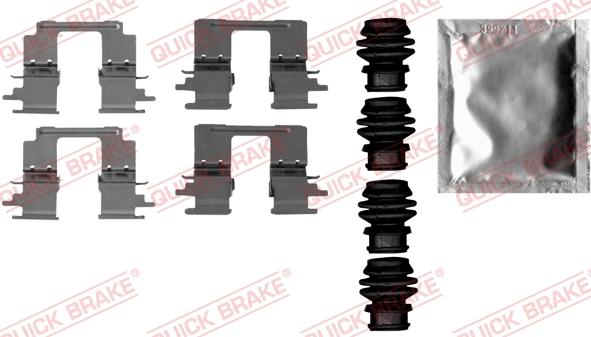 QUICK BRAKE 1091896 - Комплектующие для колодок дискового тормоза autospares.lv