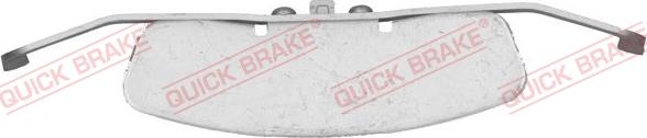 QUICK BRAKE 109-1846R-1 - Комплектующие для колодок дискового тормоза autospares.lv