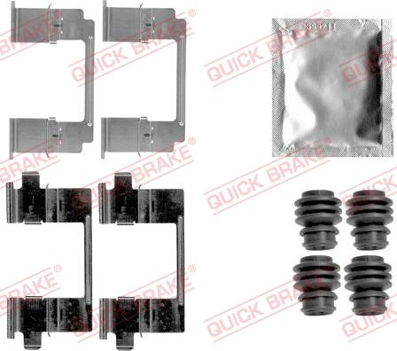 QUICK BRAKE 1091840 - Комплектующие для колодок дискового тормоза autospares.lv