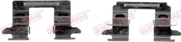 QUICK BRAKE 109-1841R-1 - Комплектующие для колодок дискового тормоза autospares.lv