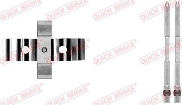 QUICK BRAKE 109-1848-1 - Комплектующие для колодок дискового тормоза autospares.lv