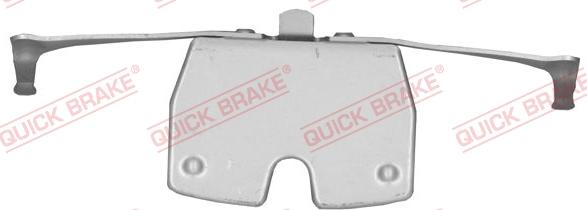 QUICK BRAKE 109-1851R-1 - Комплектующие для колодок дискового тормоза autospares.lv