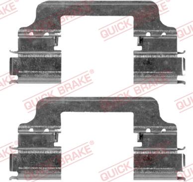 QUICK BRAKE 109-1864-1 - Комплектующие для колодок дискового тормоза autospares.lv