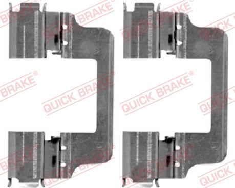 QUICK BRAKE 109-1867R-1 - Комплектующие для колодок дискового тормоза autospares.lv