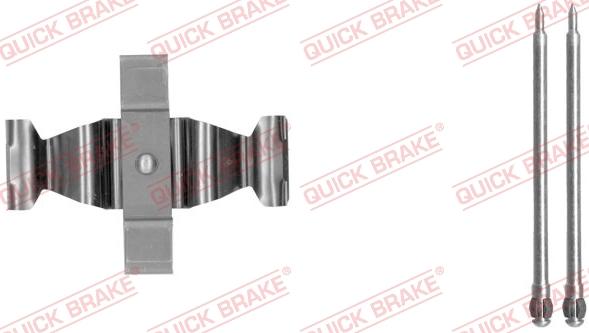 QUICK BRAKE 109-1803-1 - Комплектующие для колодок дискового тормоза autospares.lv