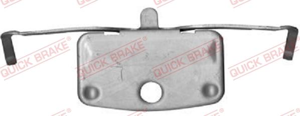 QUICK BRAKE 109-1882R-1 - Комплектующие для колодок дискового тормоза autospares.lv