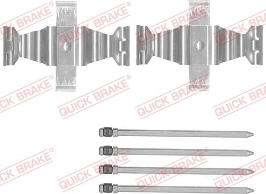 QUICK BRAKE 1091829 - Комплектующие для колодок дискового тормоза autospares.lv