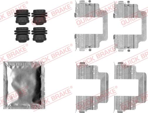 QUICK BRAKE 1091822 - Комплектующие для колодок дискового тормоза autospares.lv