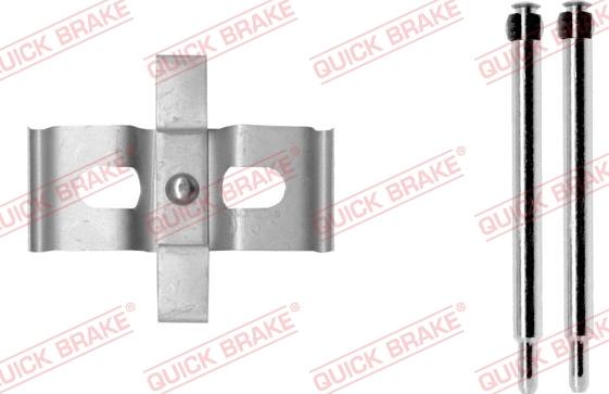 QUICK BRAKE 109-1878-1 - Комплектующие для колодок дискового тормоза autospares.lv