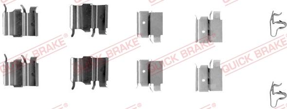 QUICK BRAKE 1091240 - Комплектующие для колодок дискового тормоза autospares.lv