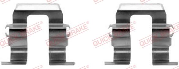 QUICK BRAKE 109-1259-1 - Комплектующие для колодок дискового тормоза autospares.lv