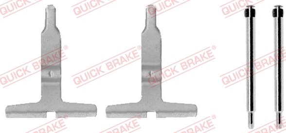 QUICK BRAKE 1091217 - Комплектующие для колодок дискового тормоза autospares.lv