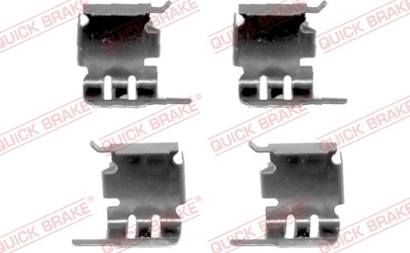 QUICK BRAKE 109-1286-1 - Комплектующие для колодок дискового тормоза autospares.lv