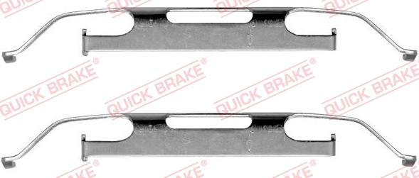 QUICK BRAKE 1091223 - Комплектующие для колодок дискового тормоза autospares.lv