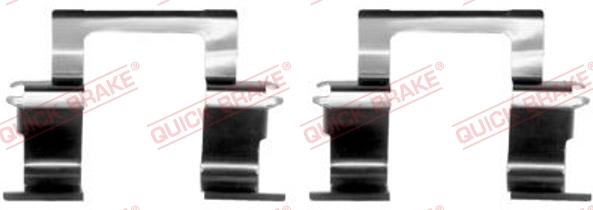 QUICK BRAKE 109-1274-1 - Комплектующие для колодок дискового тормоза autospares.lv