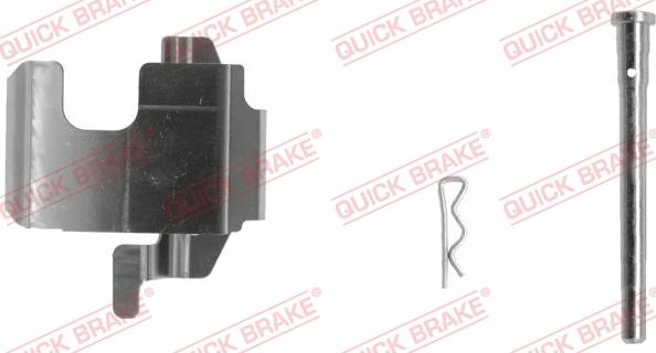 QUICK BRAKE 109-1273-1R - Комплектующие для колодок дискового тормоза autospares.lv