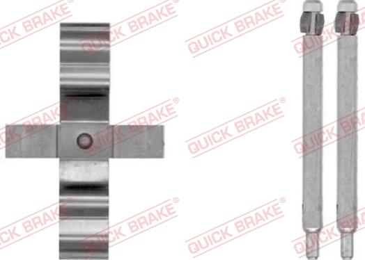 QUICK BRAKE 109-1794-1 - Комплектующие для колодок дискового тормоза autospares.lv