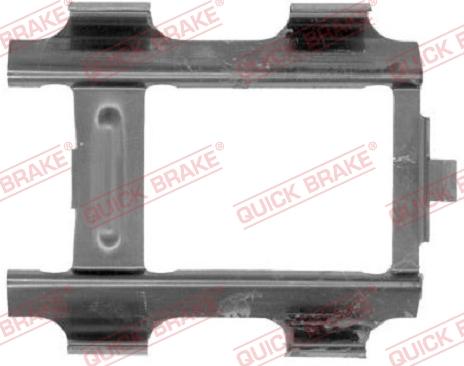 QUICK BRAKE 109-1793R-1 - Комплектующие для колодок дискового тормоза autospares.lv