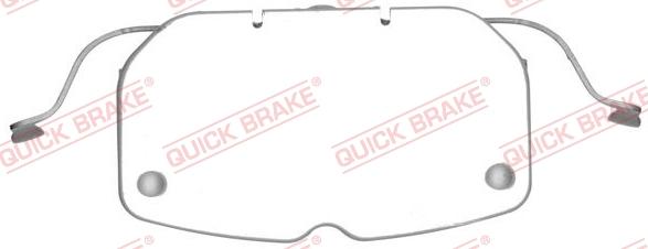 QUICK BRAKE 109-1792R-1 - Комплектующие для колодок дискового тормоза autospares.lv