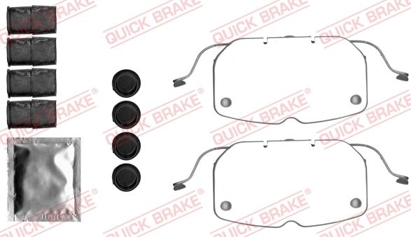 QUICK BRAKE 1091792 - Комплектующие для колодок дискового тормоза autospares.lv