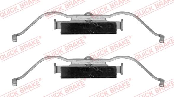 QUICK BRAKE 1091747 - Комплектующие для колодок дискового тормоза autospares.lv
