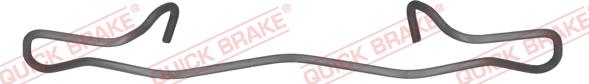 QUICK BRAKE 109-1755-1 - Комплектующие для колодок дискового тормоза autospares.lv