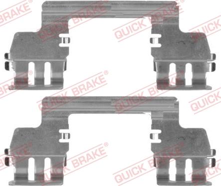 QUICK BRAKE 109-1784R-1 - Комплектующие для колодок дискового тормоза autospares.lv