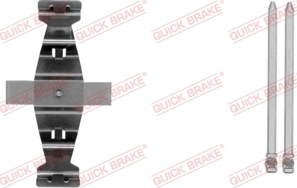 QUICK BRAKE 109-1786-1 - Комплектующие для колодок дискового тормоза autospares.lv