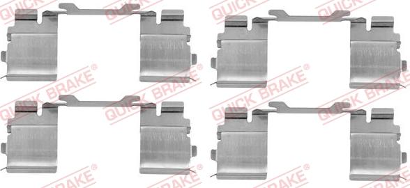 QUICK BRAKE 1091730 - Комплектующие для колодок дискового тормоза autospares.lv