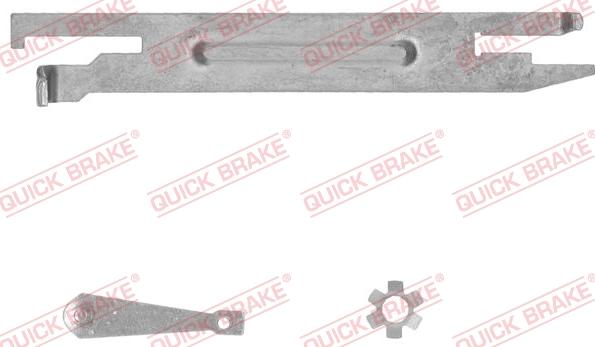 QUICK BRAKE 10553004-1R - Комплект регулятора, барабанный тормозной механизм autospares.lv