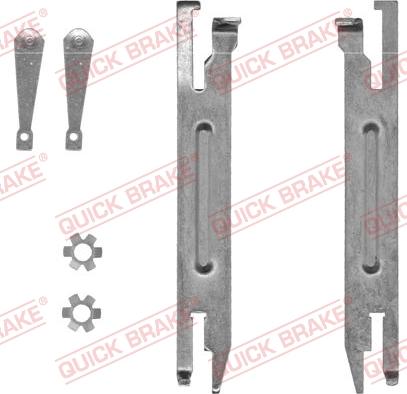 QUICK BRAKE 105 53 004 - Комплект регулятора, барабанный тормозной механизм autospares.lv