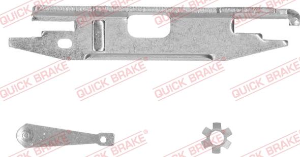 QUICK BRAKE 10553002-1L - Комплект регулятора, барабанный тормозной механизм autospares.lv